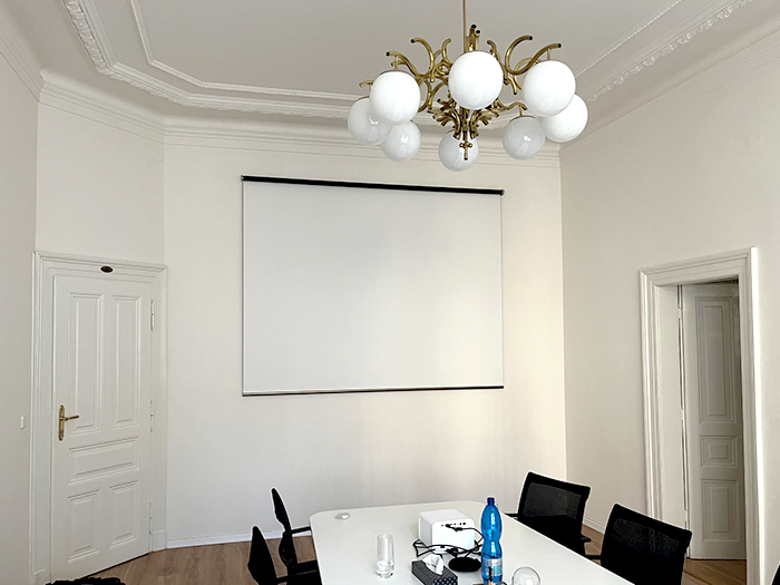 Realizace projektového plátna v advokátní kanceláři