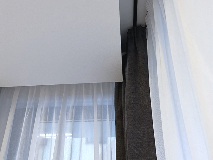 Realizace závěsů a záclony Praha - Dubeč